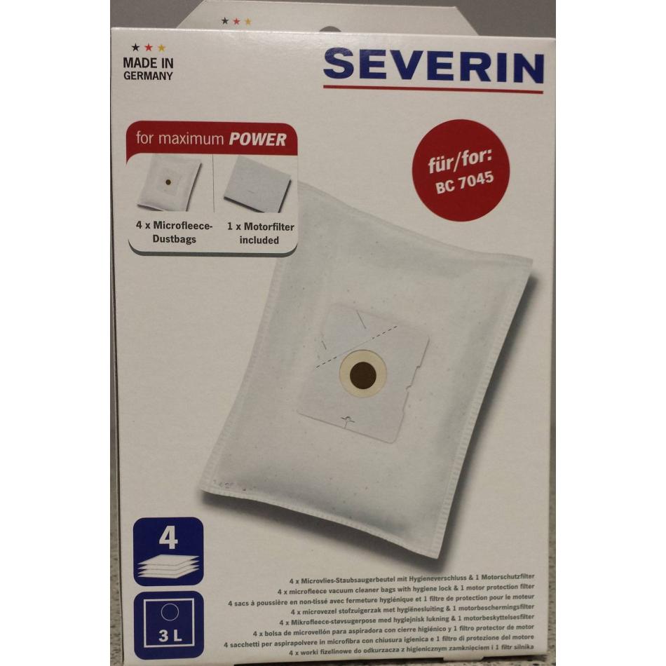 SEVERIN SB 7218 - Sac - pour aspirateur - pour S'POWER BC 7045 snowwhite