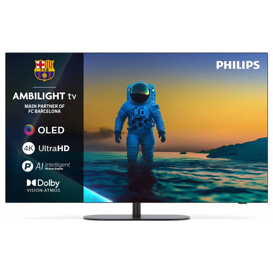 TV OLED Ambilight Philips 55OLED810 139 cm 4K UHD 2025 métal - vue 7