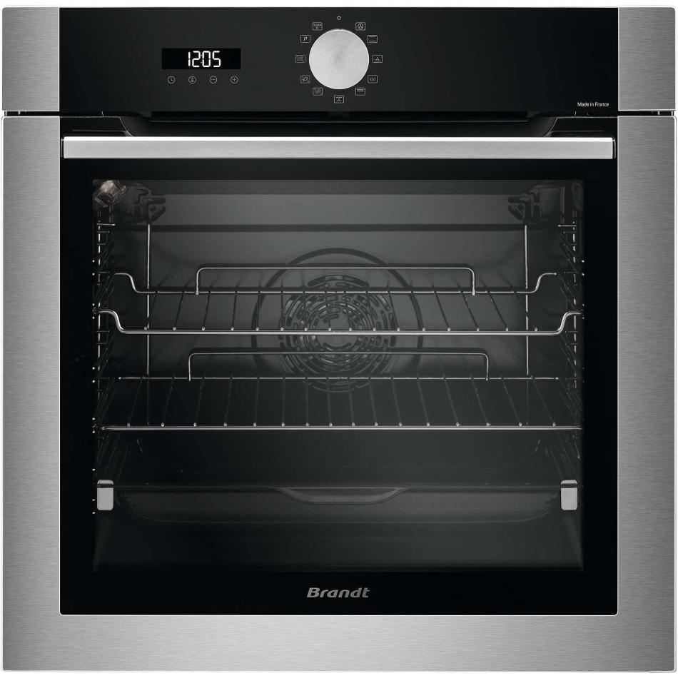 BRANDT Four pyrolyse multifonction inox BOP7536X - vue 2