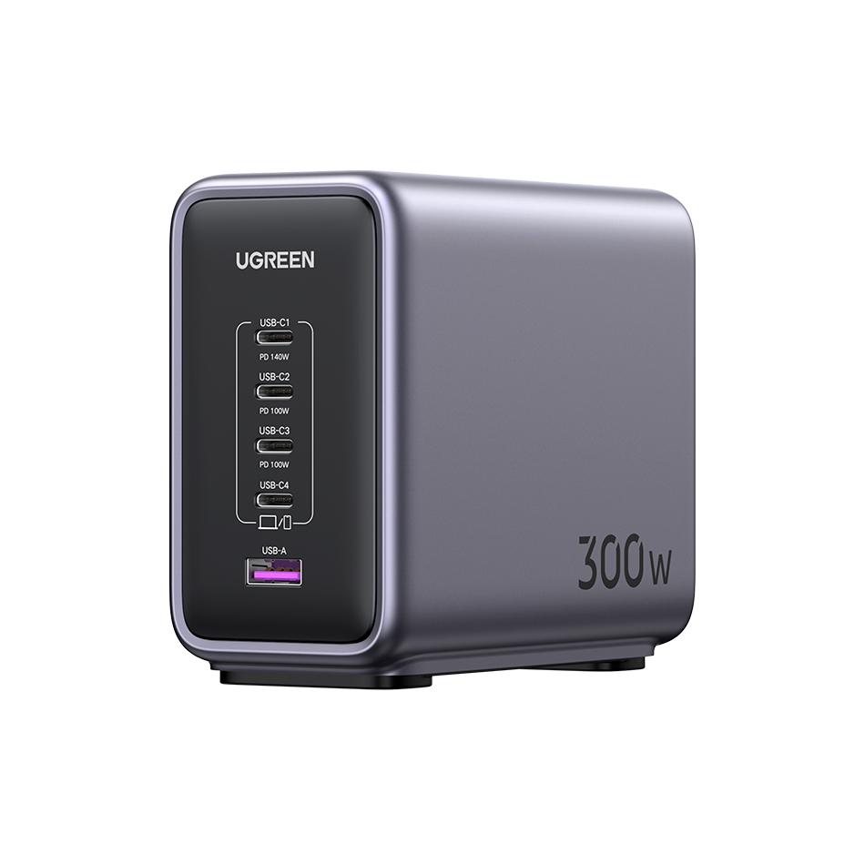 Station de charge de bureau UGREEN + câble secteur + câble USB C anodisé - vue 2
