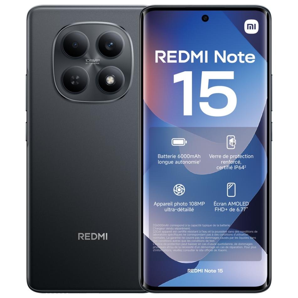XIAOMI - REDMINOTE15NOIR