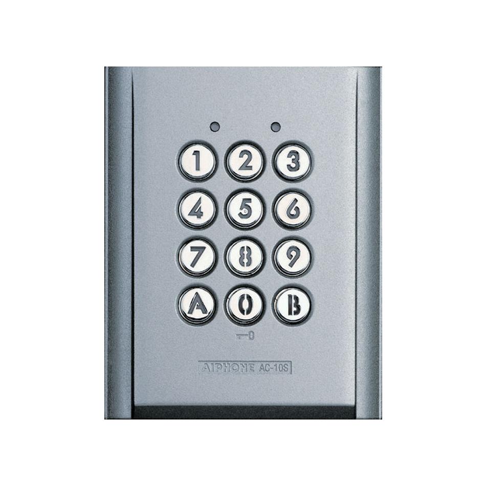 Aiphone Clavier Saillie Métal Injecté 100 Codes & 2 Relais