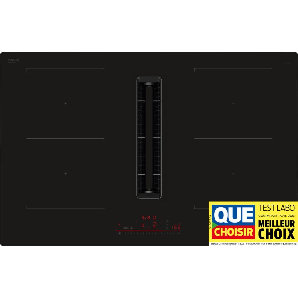Table Induction Aspirante BOSCH PVQ811H26E – 4 Foyers, 7400W