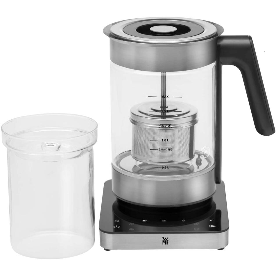 Bouilloire WMF 0413260011 – 1.6L, 3000W, Verre, Acier Inoxydable, Multifonction - vue 3