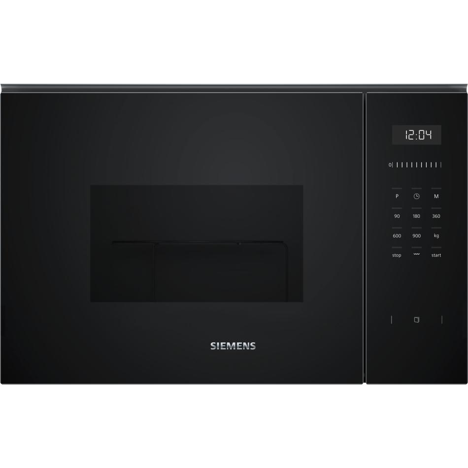Siemens BE555LMB1 iQ500 Four à micro ondes encastrable avec fonction grill 59 x 38 cm 25 de surface de cuisson en acier inoxydable commande TouchControl aide au nettoyage hydrolytique - vue 4
