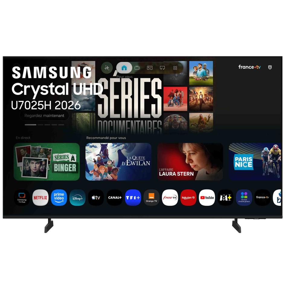 Samsung 75'' Crystal UHD U7025H 4K Vision AI Smart TV 2026 - vue 2