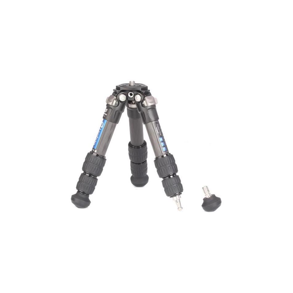 Leofoto Trépied mini carbone Ranger LS-223C 3 sections sans colonne avec rotule à bille LH-25