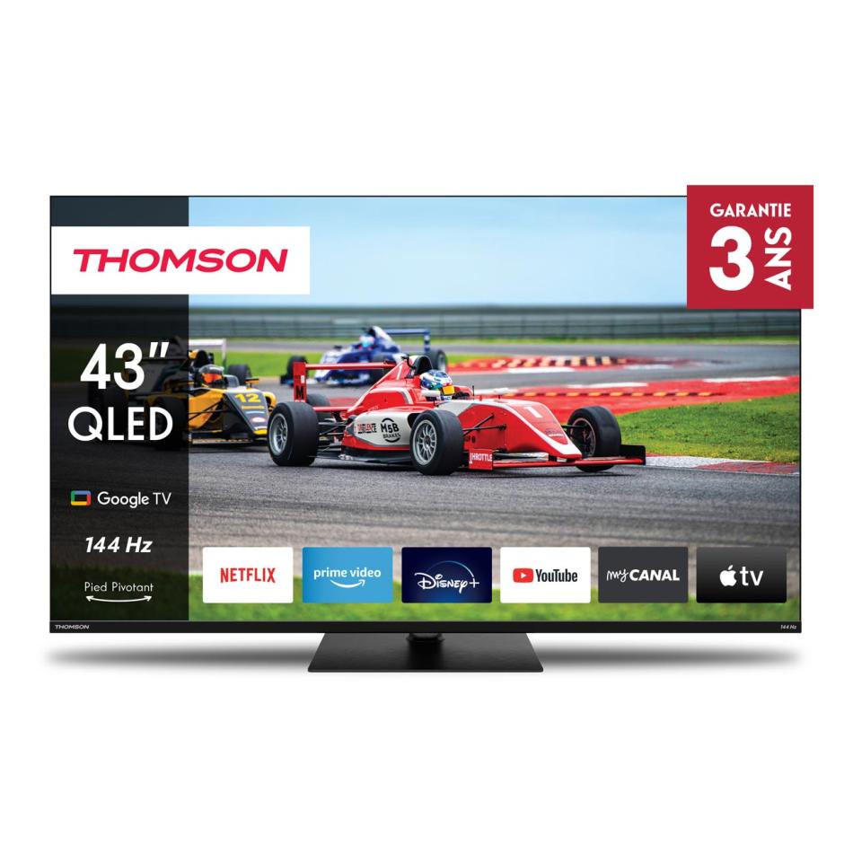TV QLED 43QG7C14 Google TV 144Hz - vue 6