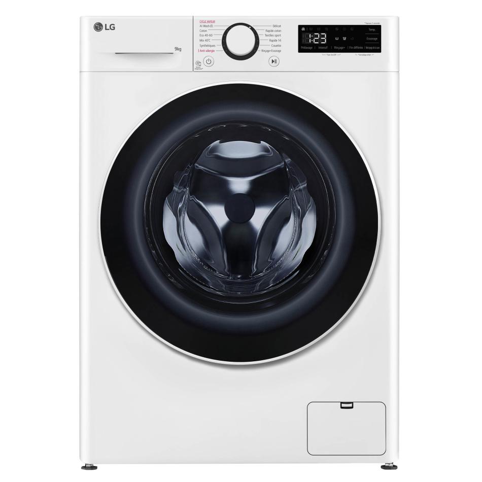 LG Lave linge frontal 9 kg essorage 1400 trmin F94R50WHS - vue 2