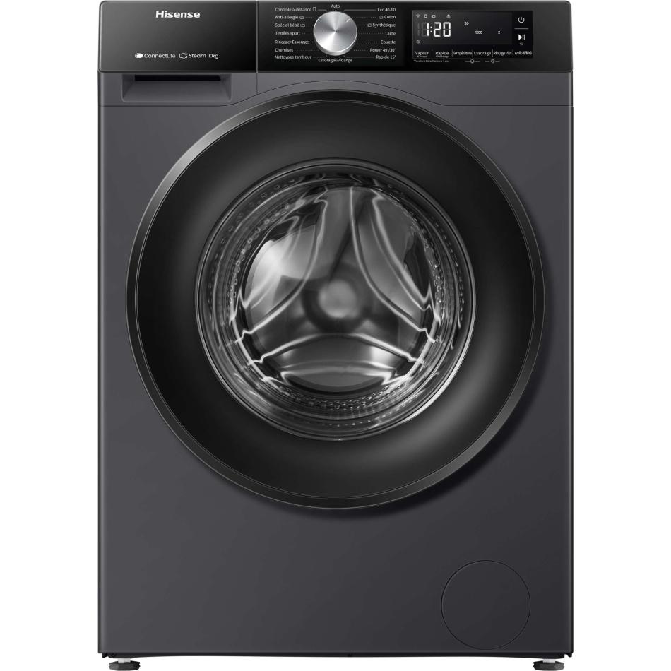 Hisense WF3S1043BB3 machine à laver chargement frontal 10 5 kg 1400 trmin