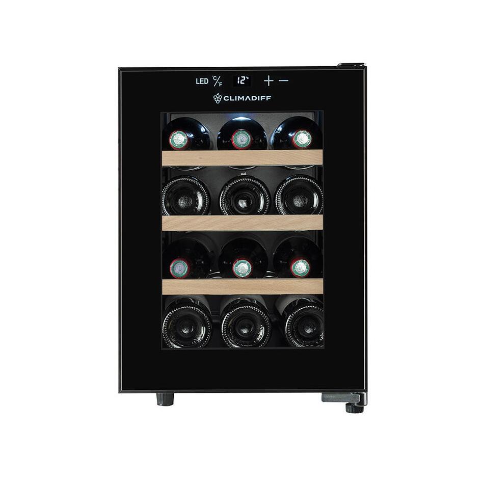 Climadiff CUVEE12 refroidisseur à vin Refroidisseur de vin hybride Pose libre 12 bouteille