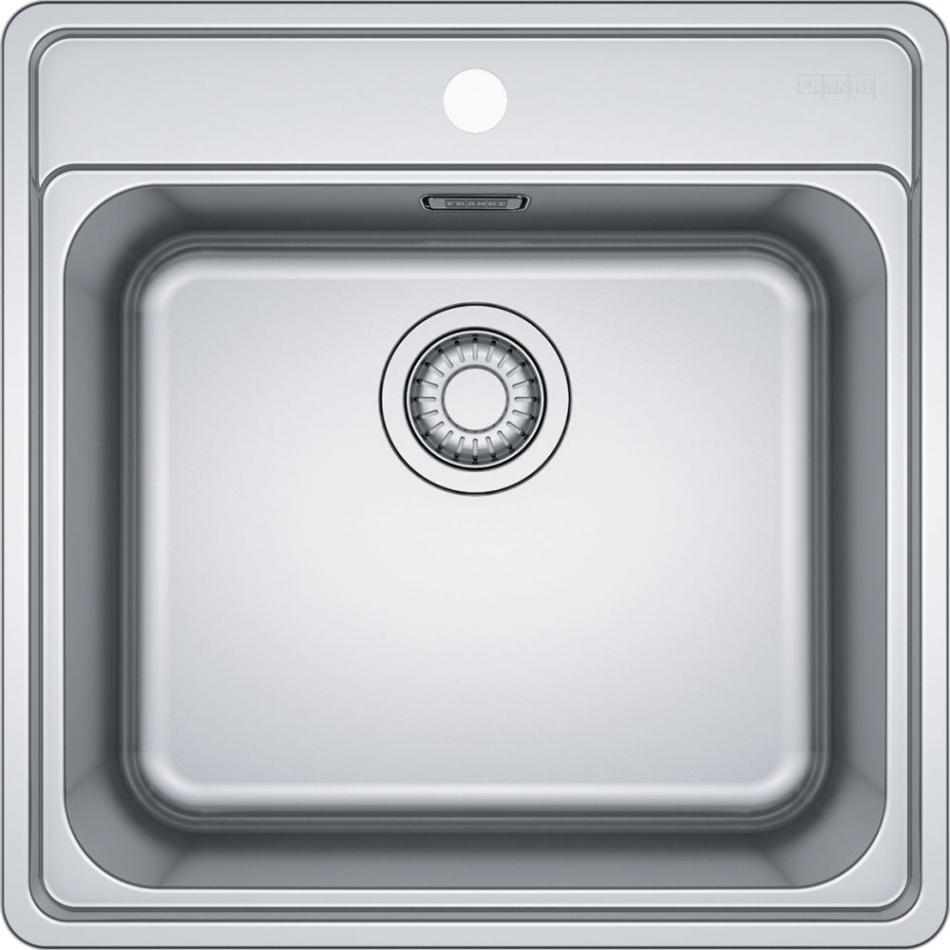 Franke Ãvier Ã encastrer en inox 1 bac, L.51 x P.51 cm