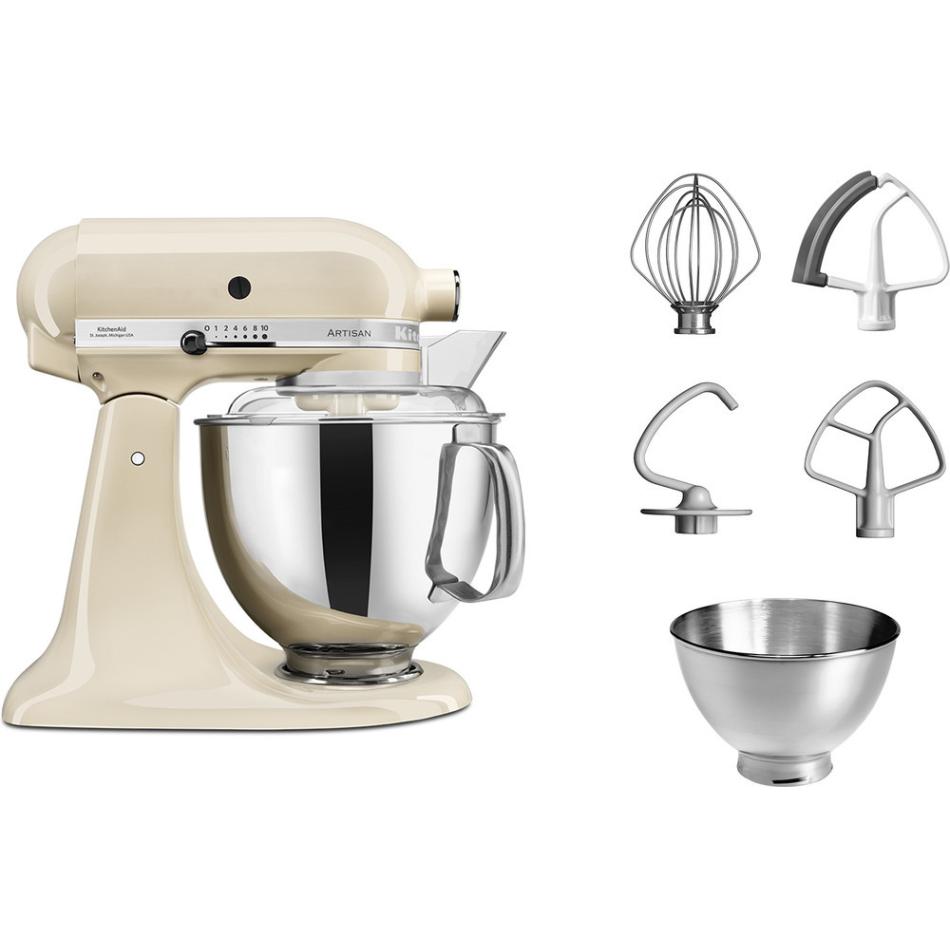 KITCHENAID Robot artisan crème 5KSM175PSEAC - vue 2
