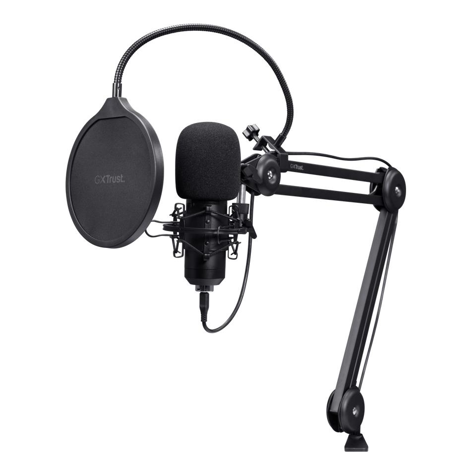 Microphone Trust GXT 270 Emita II+ – USB, Cardioïde, Streaming - vue 2