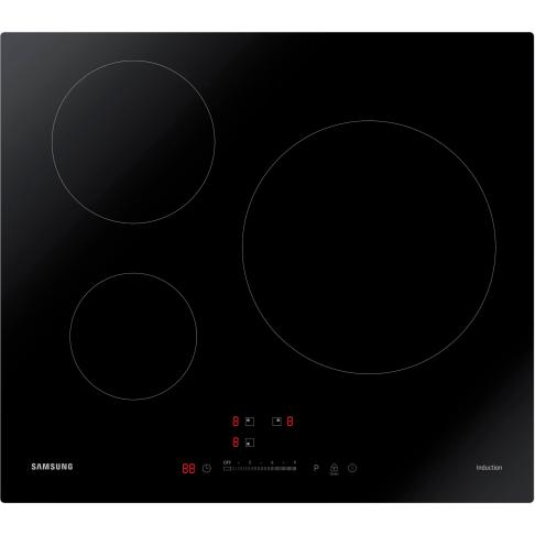 SAMSUNG table induction 60 cm 3 foyers NZ63M3707AK - vue 2
