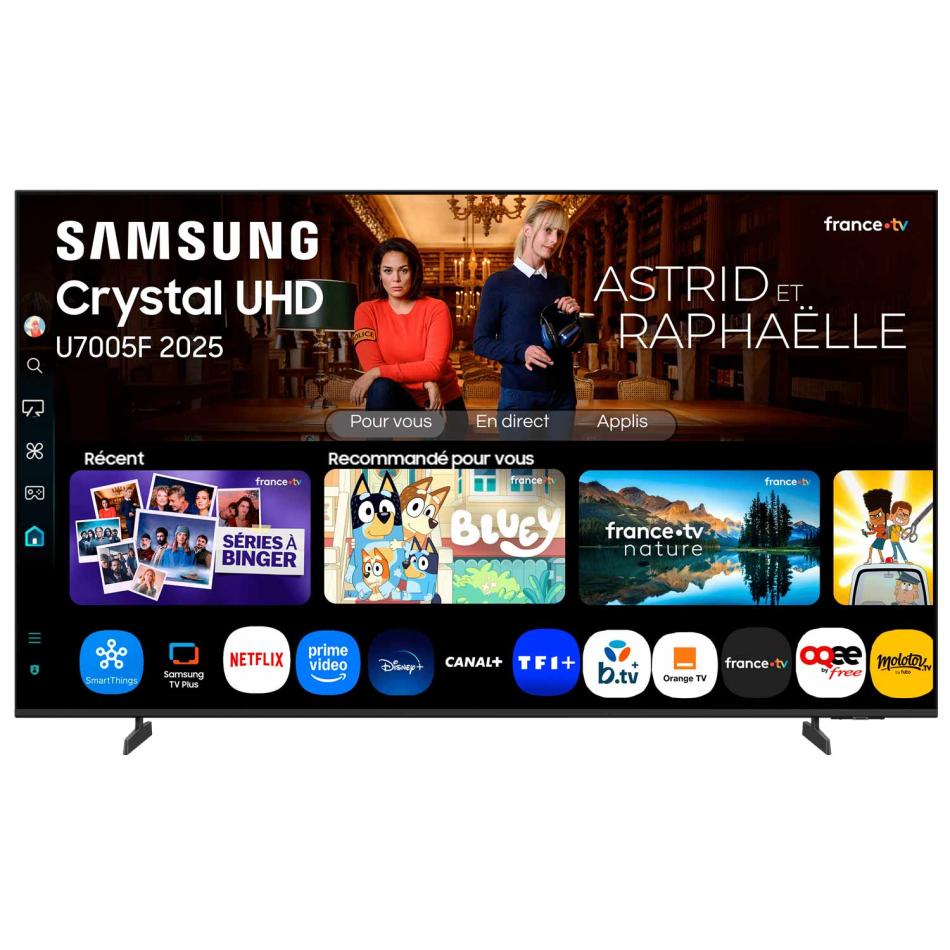 Samsung TU85U7005F TV LED 85 216 cm 4K UHD 3840x2160 HDR10+ Smart TV Gaming Hub 3xHDMI WiFi - vue 7