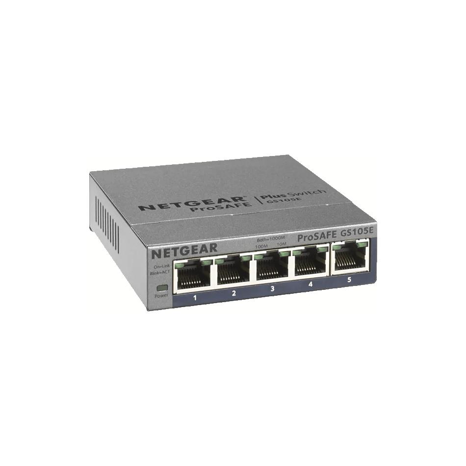Switch ethernet GS105E Metal 5 Ports Gbps +Interface web - vue 8