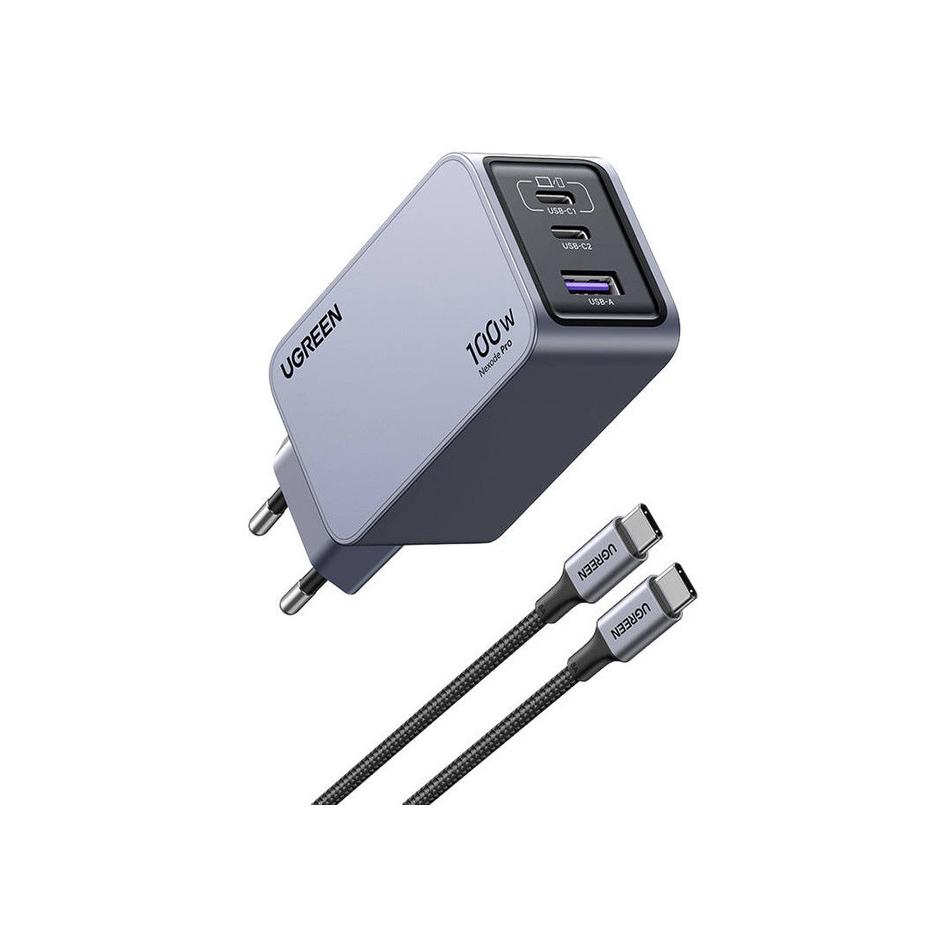 Chargeur secteur UGREEN Nexode Pro anodisé - vue 4