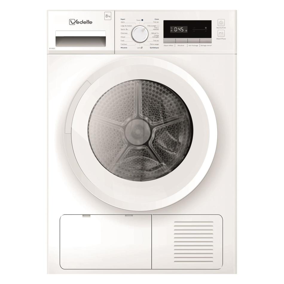 Vedette SFV182C Sèche linge Chargement frontal