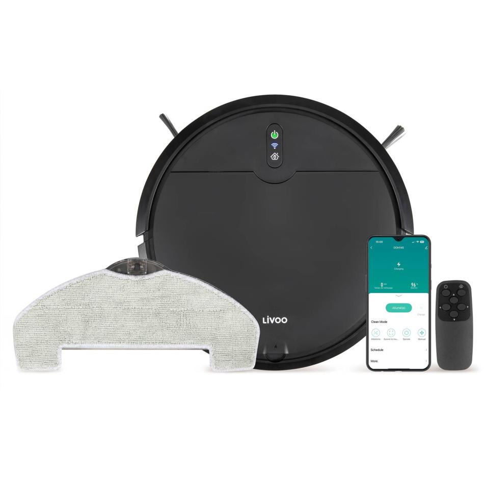 Aspirateur robot laveur connecté Livoo WASH'UP DOH145 - vue 5