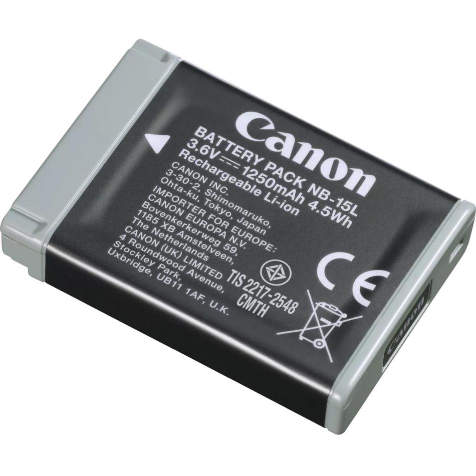 Batterie Canon NB-15L – Capacité 1250 mAh