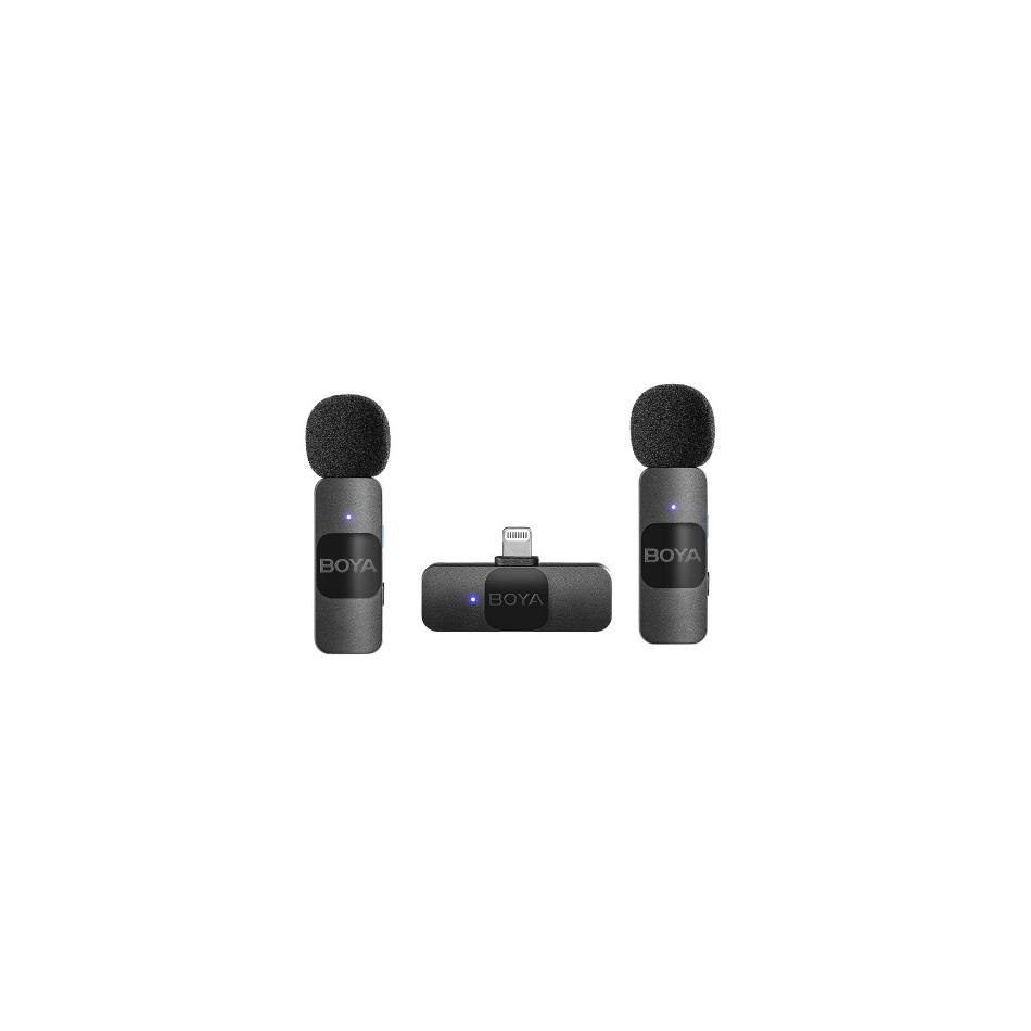 Micro Cravate Boya BY-V2 (V2.0) – Sans fil, 100m Portée, 2 Émetteurs - vue 5