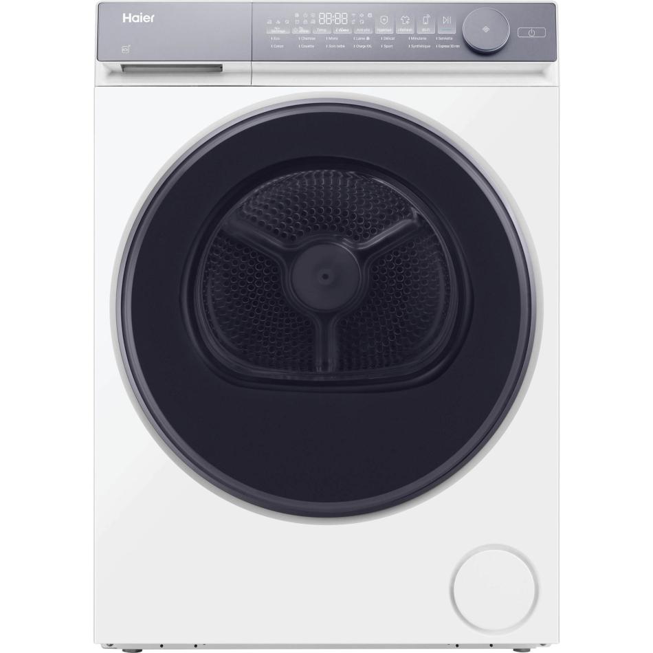 HAIER Sèche linge frontal 9 kg condenseur avec pompe à chaleur HD90 A367U1 FR - vue 4