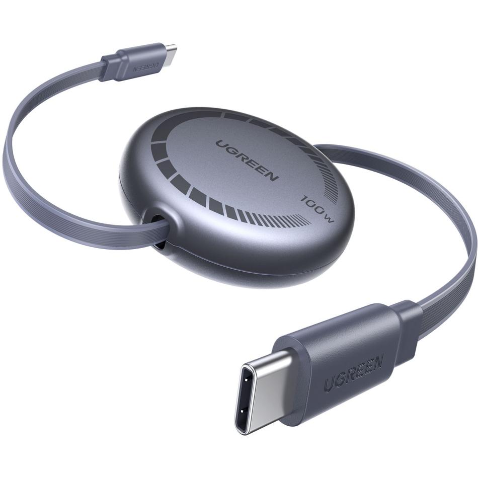 Câble USB C UGREEN Câble rétractable USB C vers USB C PD 1 - vue 2
