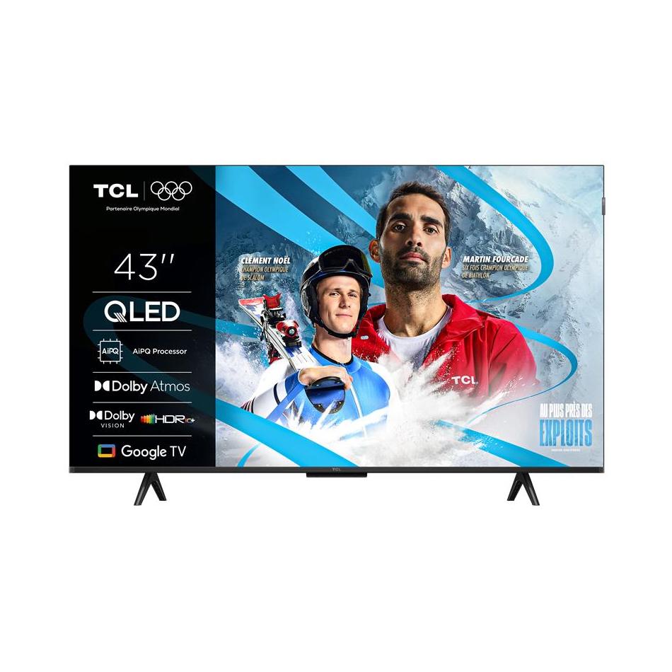 TV QLED Tcl 43P79K 108 cm 4K UHD Aluminium brossé - vue 6