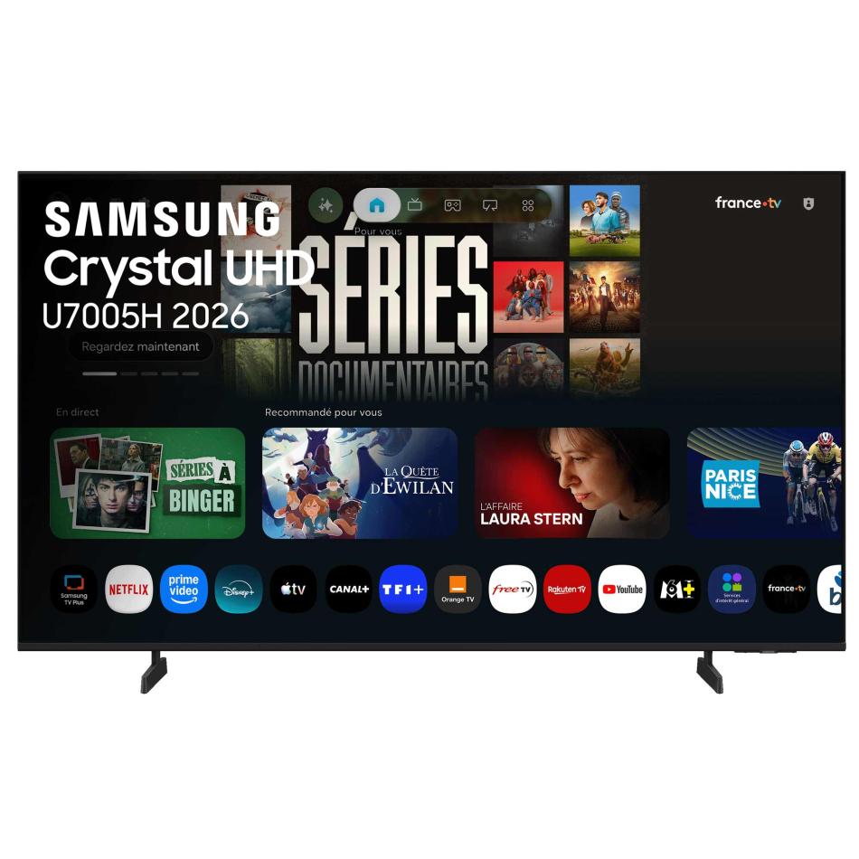 Samsung TU85U7005H TV LED 85 216 cm 4K UHD 3840x2160 HDR10+ Smart TV Gaming Hub 3xHDMI WiFi - vue 5