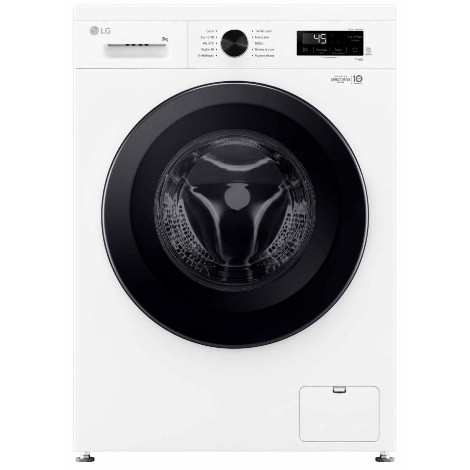 LG Lave linge 60 cm 9 kg 1400 trmin F94B15WHS - vue 5