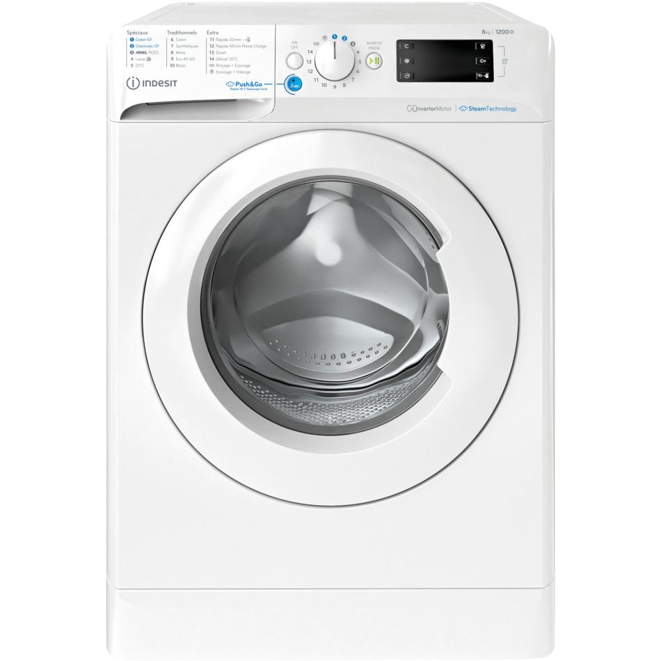 Indesit Push&Go BWE WV FR machine à laver chargement frontal 8 kg 1200 trmin - vue 2