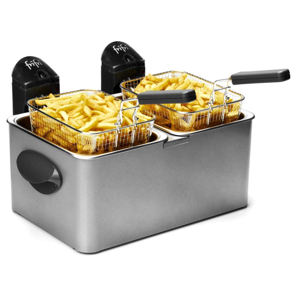 Friteuse Double FRIFRI F1968 – 2 x 3200 W, 2 x 3,5 L, Zone Froide - vue 3