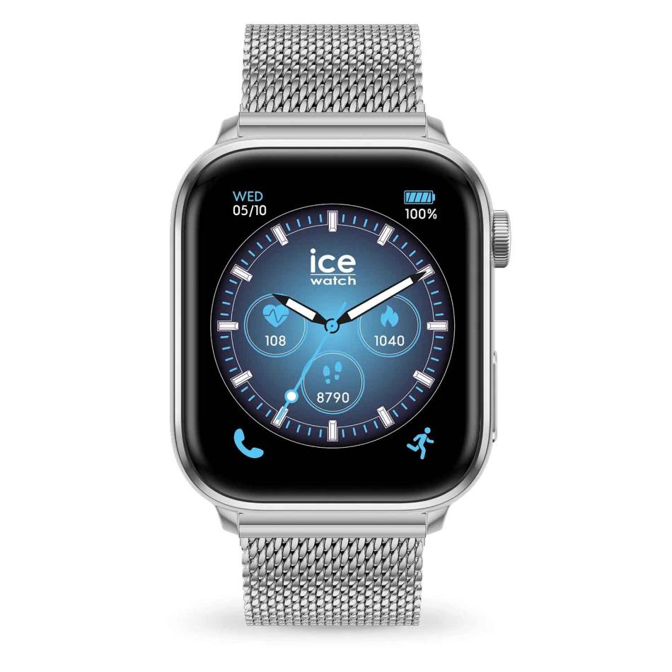 Monyre Connectée Ice Watch Smart 3.0 1.78 Maille Milanaise Gps 35 Mm