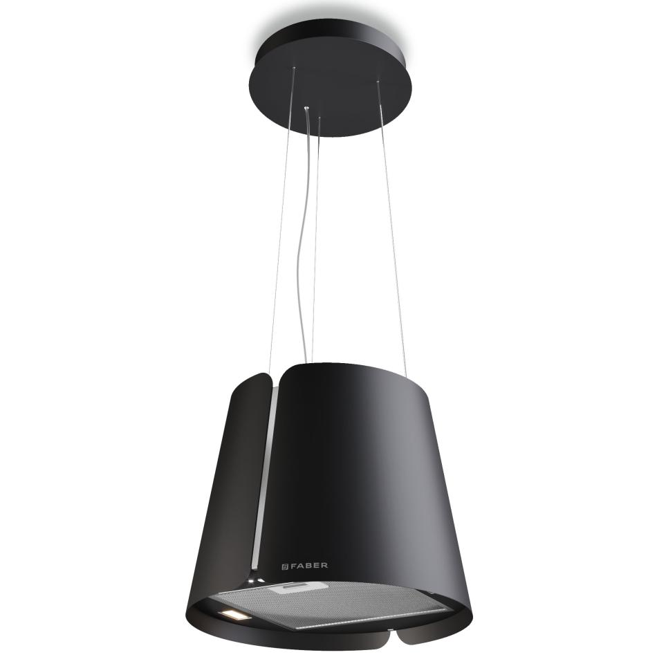 FABER hotte ilot design BEAT 430 BK matt 600 m3h 5816458 - vue 2