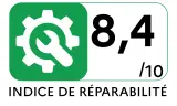 Lave-vaisselle 45 cm BEKO BDFS26040W - Indice de réparabilité