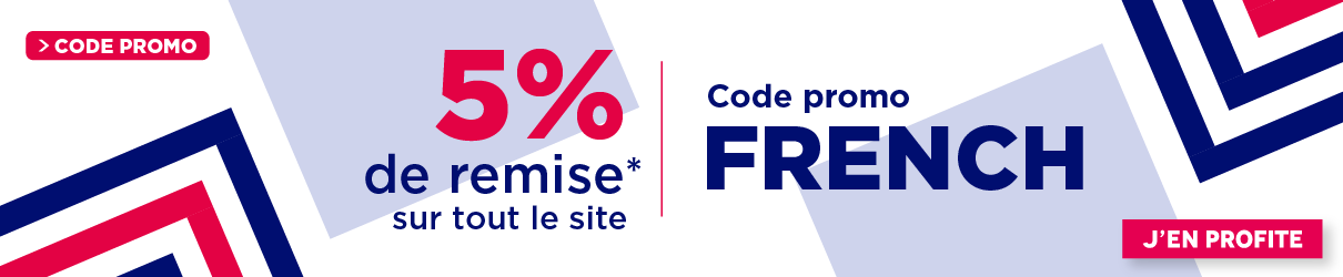 Code Promo - FRENCH - 5% de remise* sur tout le site - Villatech